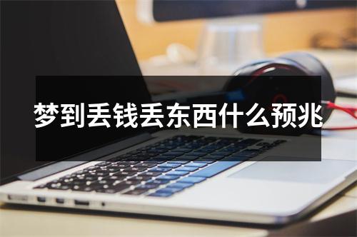 <h3>梦到丢钱丢东西什么预兆