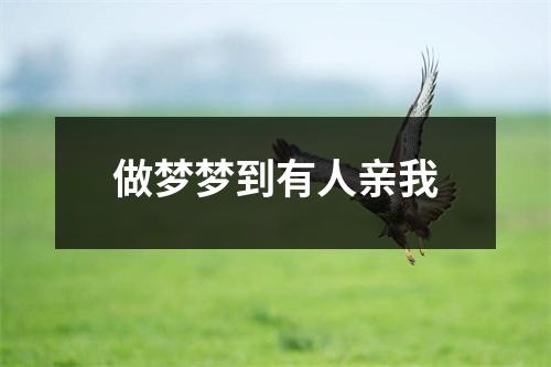 <h3>做梦梦到有人亲我