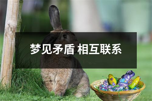 <h3>梦见矛盾相互联系