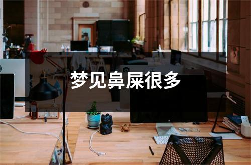 <h3>梦见鼻屎很多