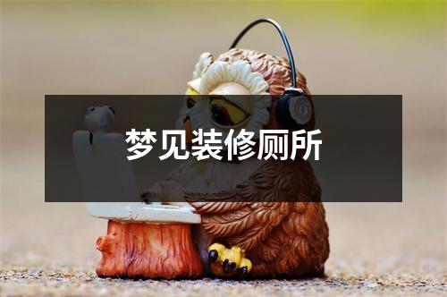 <h3>梦见装修厕所