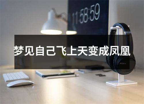 <h3>梦见自己飞上天变成凤凰
