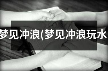 <h3>梦见冲浪(梦见冲浪玩水)