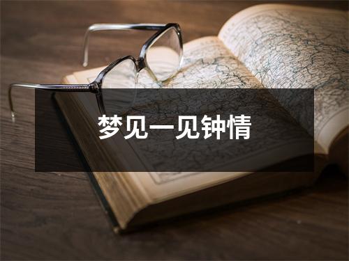 <h3>梦见一见钟情