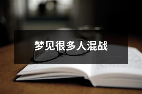 梦见很多人混战