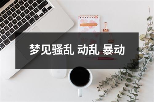 梦见骚乱动乱