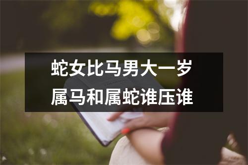 <h3>蛇女比马男大一岁属马和属蛇谁压谁