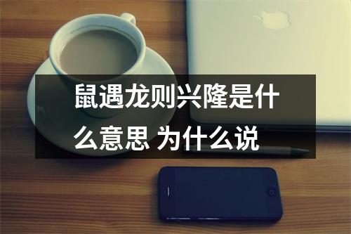 <h3>鼠遇龙则兴隆是什么意思为什么说
