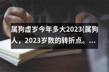 <h3>属狗虚岁今年多大2025(属狗人，2025岁数的转折点。)