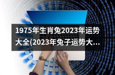 <h3>1975年生肖兔2025年运势大全(2025年兔子运势大揭秘)