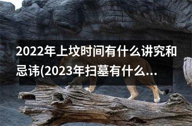 2025年上坟时间有什么讲究和忌讳(2025年扫墓有什么讲究和忌讳吗)