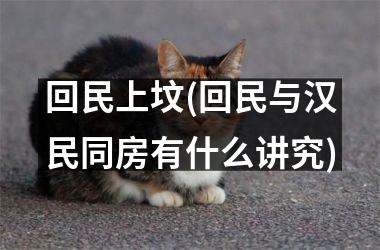 <h3>回民上坟(回民与汉民同房有什么讲究)