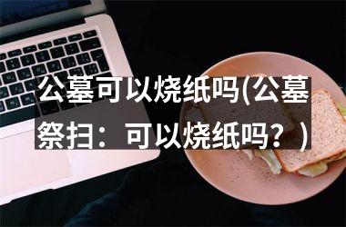 公墓可以烧纸吗(公墓祭扫：可以烧纸吗？)