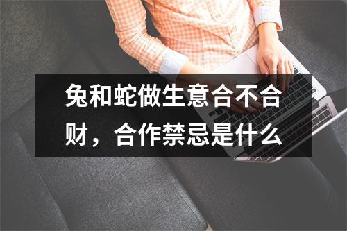 <h3>兔和蛇做生意合不合财，合作禁忌是什么