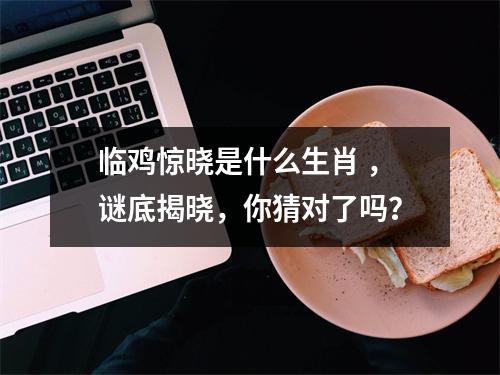 <h3>临鸡惊晓是什么生肖，谜底揭晓，你猜对了吗？