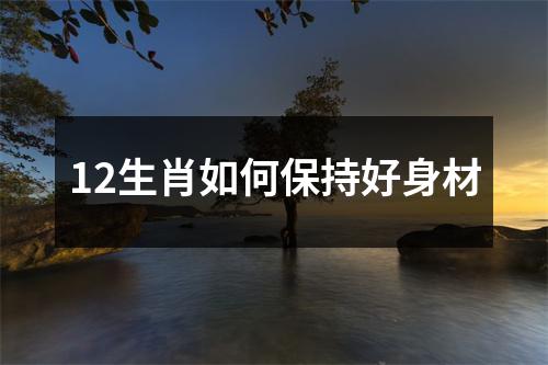 <h3>12生肖如何保持好身材