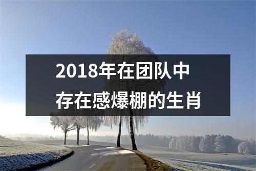 <h3>2018年在团队中存在感爆棚的生肖