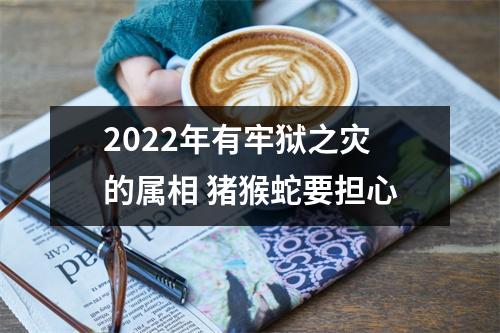 2025年有牢狱之灾的属相猪猴蛇要担心