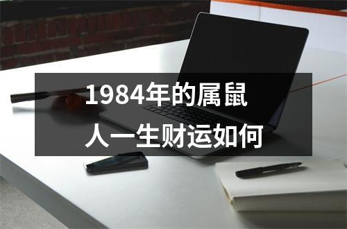 <h3>1984年的属鼠人一生财运如何