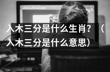 <h3>入木三分是什么生肖？（入木三分是什么意思）