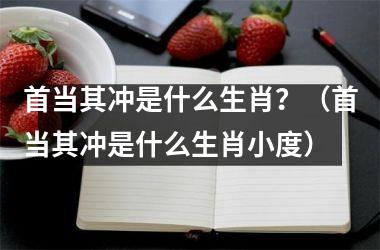 <h3>首当其冲是什么生肖？（首当其冲是什么生肖小度）