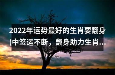 <h3>2025年运势好的生肖要翻身(中签运不断，翻身助力生肖2025)