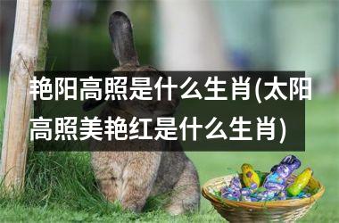 <h3>艳阳高照是什么生肖(太阳高照美艳红是什么生肖)