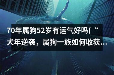 <h3>70年属狗52岁有运气好吗(“犬年逆袭，属狗一族如何收获好运？”)