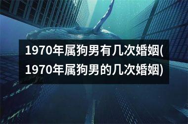 <h3>1970年属狗男有几次婚姻(1970年属狗男的几次婚姻)