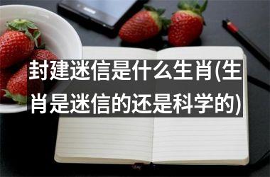 <h3>封建迷信是什么生肖(生肖是迷信的还是科学的)