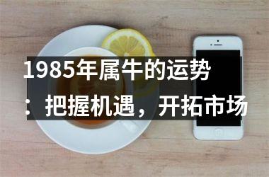 <h3>1985年属牛的运势：把握机遇，开拓市场