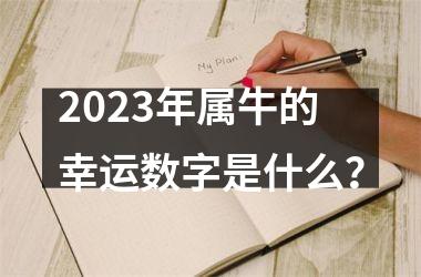 <h3>2025年属牛的幸运数字是什么？