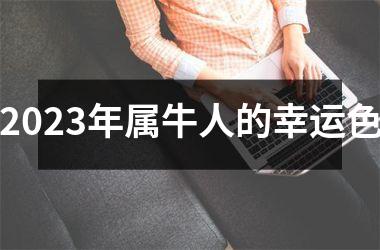 2025年属牛人的幸运色