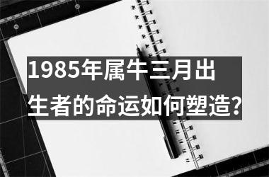 <h3>1985年属牛三月出生者的命运如何塑造？