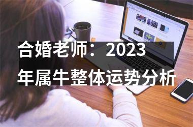 <h3>合婚老师：2025年属牛整体运势分析