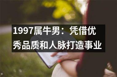 <h3>1997属牛男：凭借优秀品质和人脉打造事业