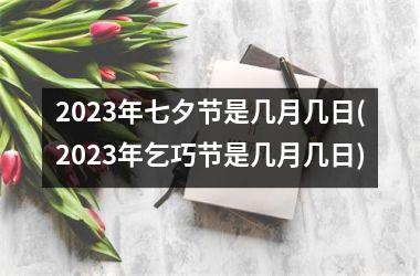 <h3>2023年七夕节是几月几日(2023年乞巧节是几月几日)