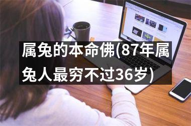 <h3>属兔的本命佛(87年属兔人穷不过36岁)