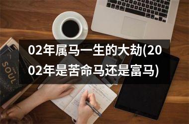 <h3>02年属马一生的大劫(2002年是苦命马还是富马)