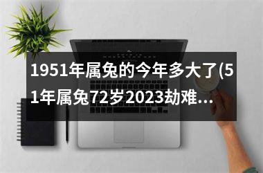 <h3>1951年属兔的今年多大了(51年属兔72岁2025劫难)