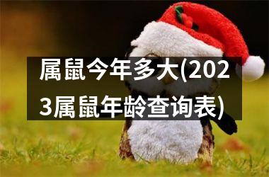 <h3>属鼠今年多大(2025属鼠年龄查询表)