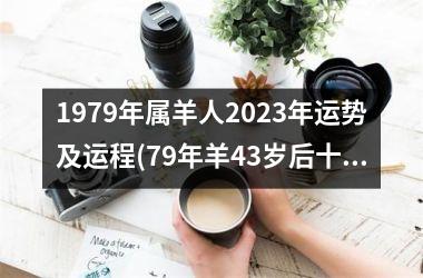 <h3>1979年属羊人2025年运势及运程(79年羊43岁后十年大运运程)