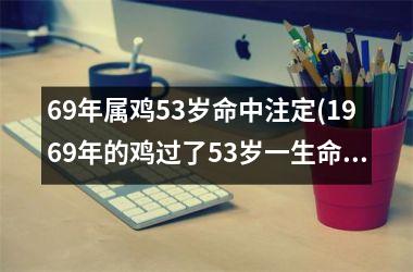 <h3>69年属鸡53岁命中注定(1969年的鸡过了53岁一生命运如何)