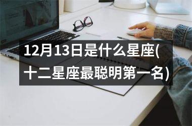 12月13日是什么星座(十二星座最聪明第一名)