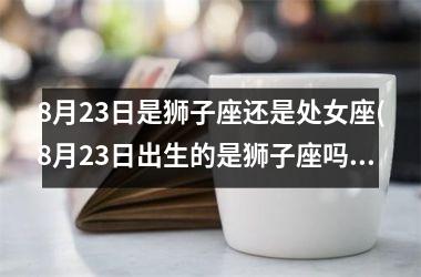 <h3>8月23日是狮子座还是处女座(8月23日出生的是狮子座吗)