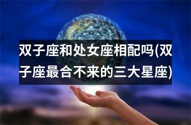 双子座和处女座相配吗(双子座最合不来的三大星座)