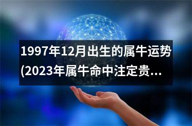 1997年12月出生的属牛运势(2025年属牛命中注定贵人)