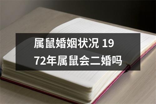 <h3>属鼠婚姻状况1972年属鼠会二婚吗