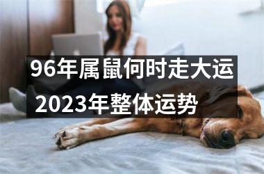 96年属鼠何时走大运 2025年整体运势