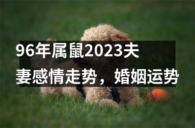 <h3>96年属鼠2025夫妻感情走势，婚姻运势